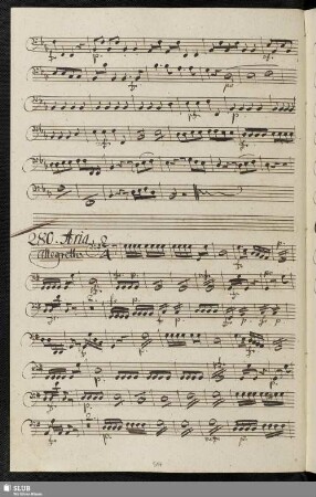 280. Aria: Da quei vaghi amati rai / Ottani, B.