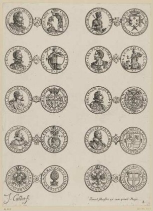 Münzbildnisse Europäischer Herrscher (1565 – 1624)