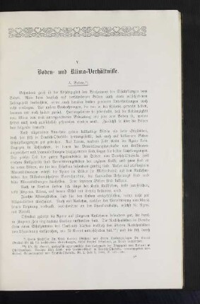 V. Boden- und Klima-Verhältnisse.