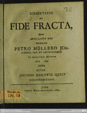 De fide fracta