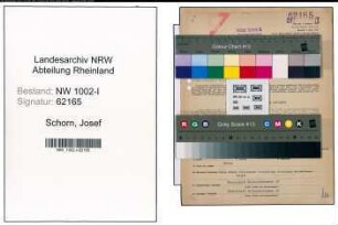 Entnazifizierung Josef Schorn, geb. 19.07.1909 (Kaufm.Angest.)