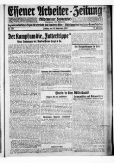 Essener Arbeiter-Zeitung. 1919-1926