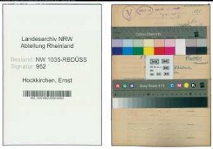 Entnazifizierung Ernst Hockkirchen , geb. 08.03.1899 (Angestellter)