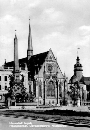 Messestadt Leipzig: Mendebrunnen, Universitätskirche, Nikolaikirche