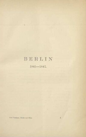 Berlin 1845-1847