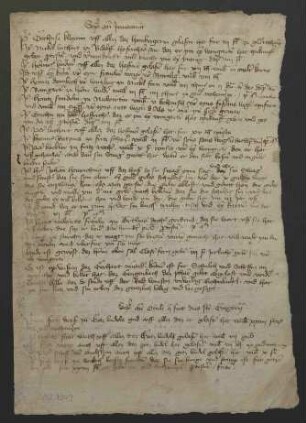 Fragment eines Miltenberger Schöffengerichtsbuchs (undatiert, 14. oder Anfang 15. Jh.; S. 390-405)