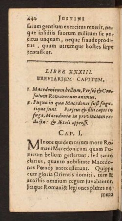 Liber XXXIII.