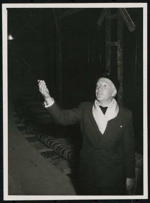 Schauspielhaus, Bochum: Gerhard Graubner bei Baustellenbegehung