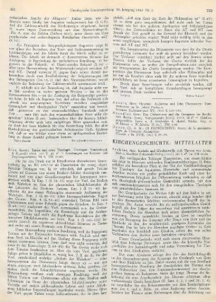 361-362 [Rezension] Elze, Martin, Tatian und seine Theologie