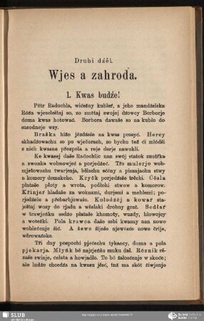 Druhi dźěl