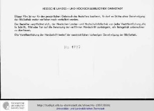 Theologisch-aszetische Sammelhandschrift