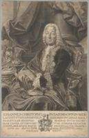 Johann Christoph (II.) Imhoff, Ratsherr und Landpfleger; geb. 28. Februar 1688; gest. 11. April 1750