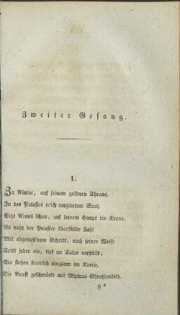 Zweiter Gesang.