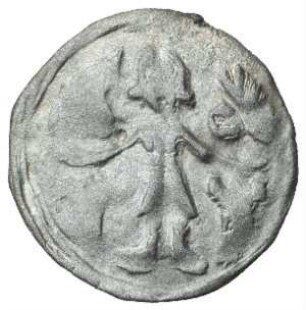 Fundmünze, Denar, um 1305/1310
