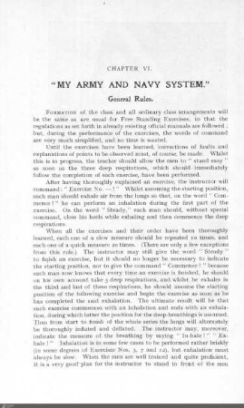 "My army and navy system."