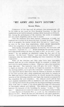 "My army and navy system."