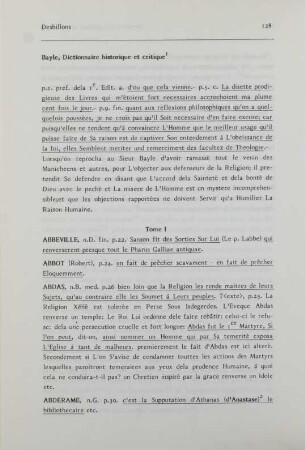 3. Bayle, Dictionnaire historique et critique