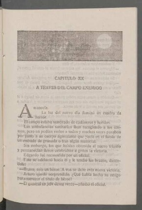 Capítulo XX - A través del campo enemigo