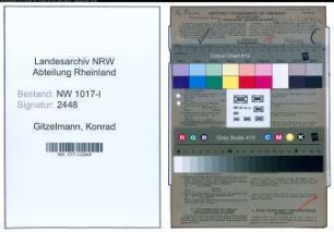 Entnazifizierung Konrad Gitzelmann , geb. 20.07.1901 (Zuschneider)