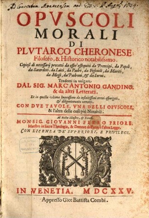 Opuscoli morali