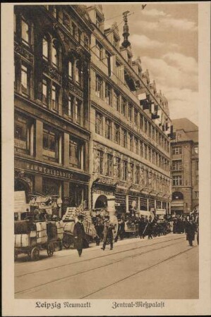 Leipzig Neumarkt : Zentral-Meßpalast