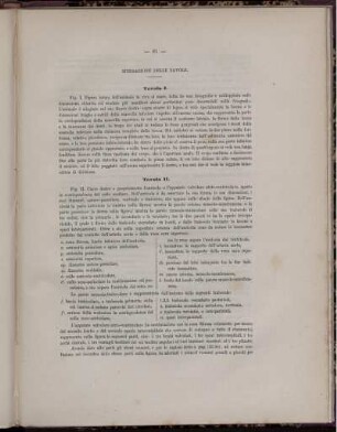 Spiegazione Delle Tavole.