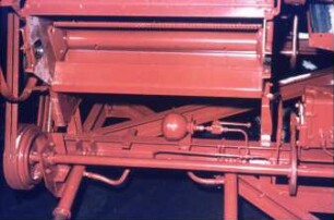 Fotografie: Mähdrusch, Mähdrescher selbstfahrend, Maschinenelement, Hydraulik