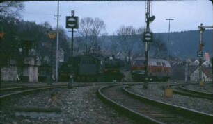 Rottweil Bw Lok 052 613 Bekohlungsanlage Lok 215 108