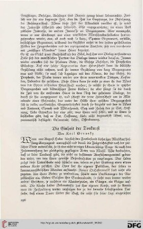 Die Einheit der Tonkunst