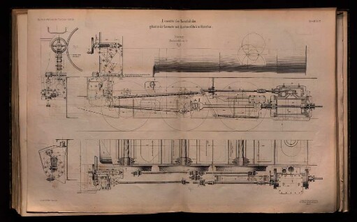 Locomotive der Toessthalbahn gebaut in der Locomotiv- und Maschinenfabrik in Winterthur