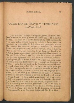 Quien era el bravo y temerario Lavalleja