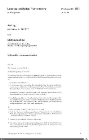 187: Landtag Baden-Württemberg, Beilagen, 1989, Bd. 10