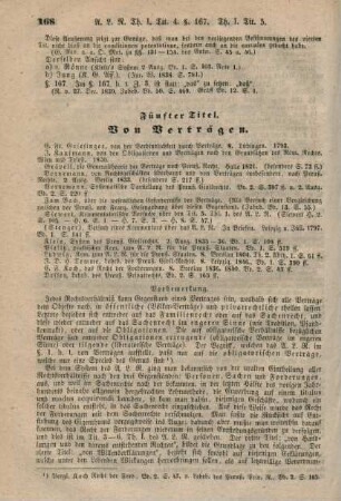 Fünfter Titel. Von Verträgen.
