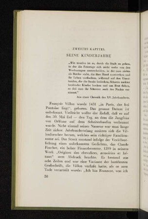 Zweites Kapitel Seine Kinderjahre