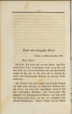 Fünf und vierzigster Brief.