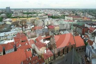 Stadtansicht Riga mit Johanniskirche von SW