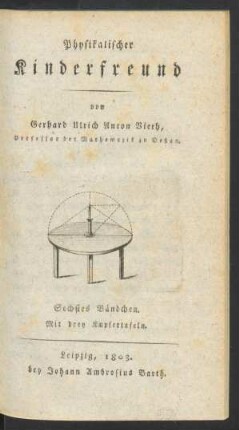 Bändchen 6: Physikalischer Kinderfreund