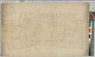Mairie de Merken, Gemeinde Merken, Section B dite Hauweg. 1: 2500 (alte Urkarte)