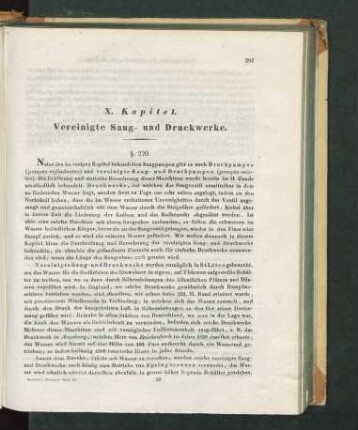 X. Kapitel. Vereinigte Saug- und Druckwerke