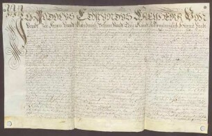 Instrumentum cautionis Jodok Edmund Raitz von Frentz zu Kentenich.