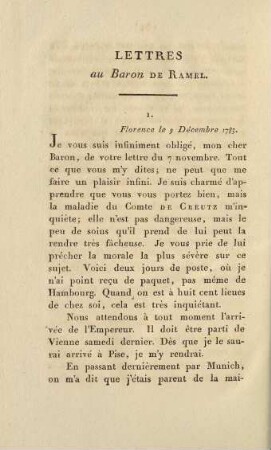 186-198, Lettres au Baron de Ramel