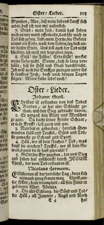 Oster-Lieder.