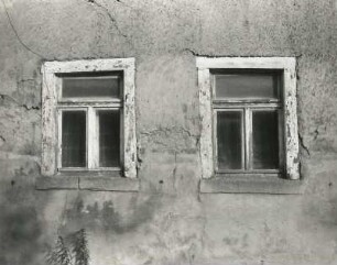 Wurzen, Postgasse 3. Wohnhaus (ab 1750 und 1801/1850). Erdgeschossfenster