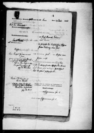 Grundbesitz der Katholischen Mission im Bezirk Lome-Land. Kaufverträge mit Lageskizzen