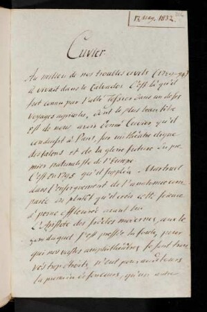 226r-228v, 13. May 1832 Cuvier