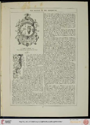 The science of the exhibition (Robert Hunt)