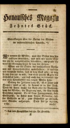 Zehntes Stück