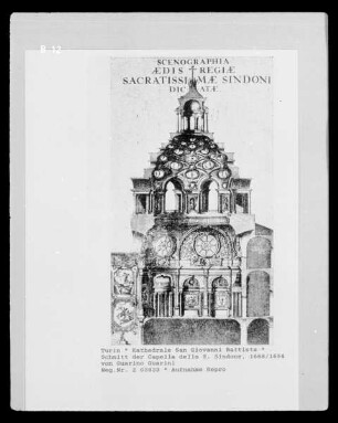 Turin, Kathedrale San Giovanni Battista, Cappella della Sacra Sindone