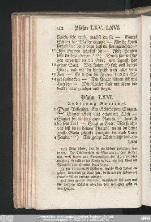 Psalm LXVI. Anbetung Gottes.