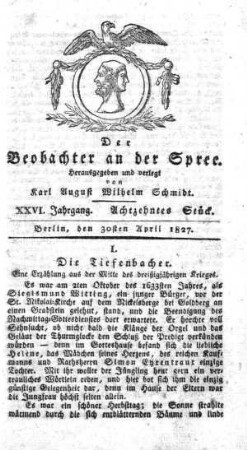 18. Stueck, 30. April 1827